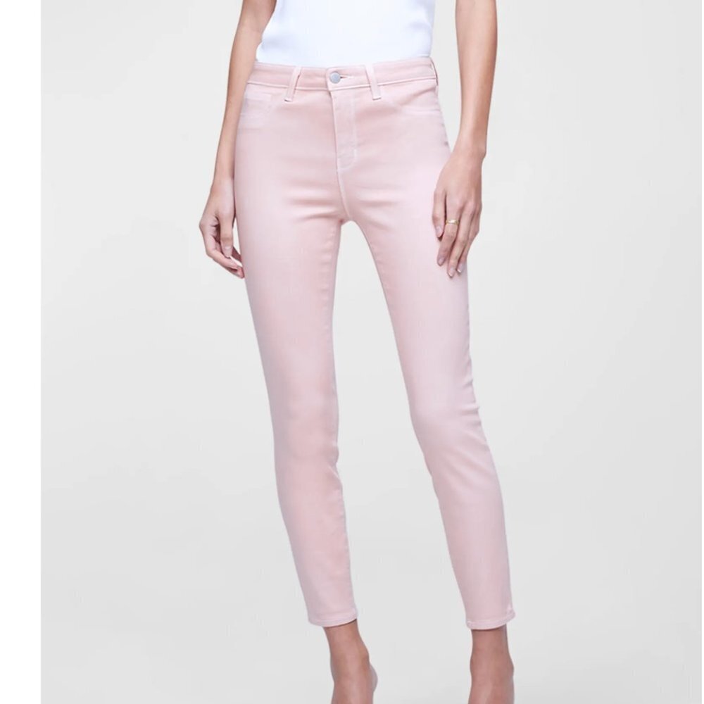 NWOT L'Agence Margot jeans in petal size 27